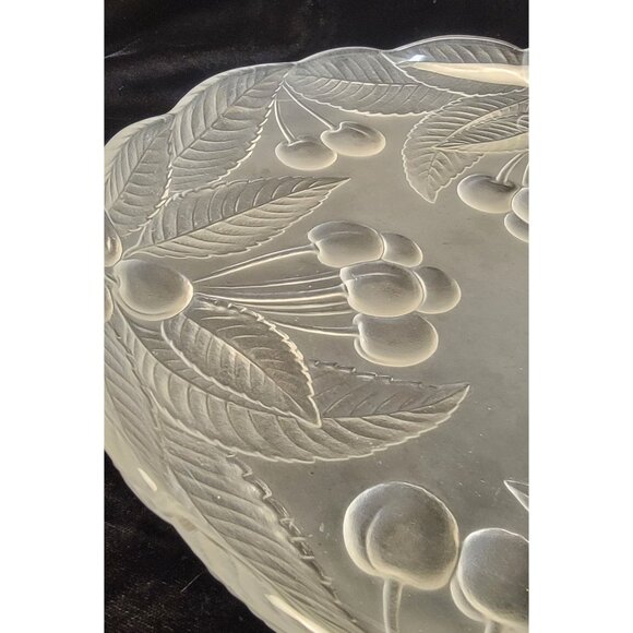 Vintage Mikasa Frosted Crystal Serving Platter - Picture 6 of 10